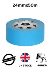 Mirka Masking Professional Painters Masking Tape 120°C 24mmx50m |UK STOCK