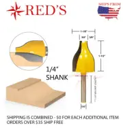 REDS Y60938-4 - 1-1/2 Length Ogee Vertical Raised Panel 1/4" Shank Router Bit