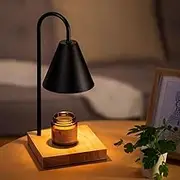 Candle Warmer Lamp Table Lamp with Timer Dimmabe for Scented Jar Candles with 2 Bulbs, Home Decor Products for Christmas Mothers Day Gift Birthday Women & Mom Gifts