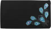 Showman 38" x 34" Wool Saddle Blanket w/ Peacock Feather Design