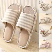 Stylish Slippers Women Popular Slip On Slip on Cotton Linen Cotton linen