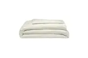 Belledorm 540 Thread Count Satin Stripe Duvet Cover Set (Ivory) - UTBM194