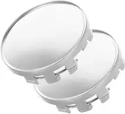 HEALEEP 2pcs Auto Wheel Center Caps Outer Inner Rim Covers for Vehicle Modification Easy Installation Design for Enhanced Appearance