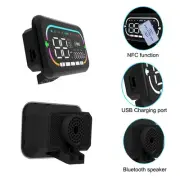 E-bike 24V/36V/48V NFC Colour Display Power Speed Meter with Bluetooth Speaker