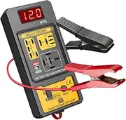 Mihauuke Auto Battery Tester | Car Battery Voltmeter | Professional 12V/24V Diagnostic Scanner for Vehicle Truck Yachts Road Trip Motorcycle