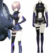 Fate Grand Order FGO VR Mash Kyrielight Cosplay Costume Jumpsuit Outfits Suit"