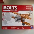 Spin Master® BOLTS BIPLANE Erector Model Building Kit from the Makers of MECCANO