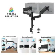 Dual Monitor Desk Mount, Dual Monitor Stand for Desk Fits 17 to 32 Inch Scree...