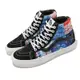 Vans 休閒鞋 Sk8-Hi 38 DX PW 高筒 男鞋 女鞋 拼接 聯名 海綿寶寶 黑 藍 VN0A54FB9ZP