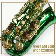 Alto Saxophone, Green, New, Extra Reeds - Suits both Professionals & Students