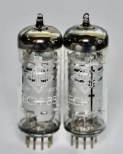NOS TELEFUNKEN ECH83 6DS8 ECH81 6AJ8 MATCHED PAIR TUBES 2 TUBES PER BID