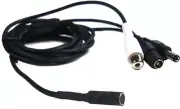microphone for security or surveillance RCA connector 2.1x 5.5mm power 2 pack