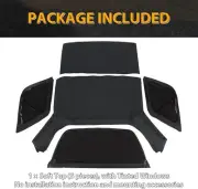 SALE 1999-2002 Geo Tracker Suzuki Vitara Soft Top Black & Zip Out Tinted Windows