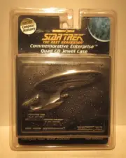 Star Trek The Next Generation Commemorative Enterprise Quad CD Jewel Case