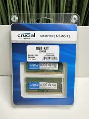 Crucial 8GB (2 x 4 GB) DDR4-2400 Memory Module (CT2K4G4SFS824A)