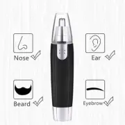 Nose Hair Trimmer Face Neck Ear Eyebrow Shaver Clipper Groomer Cleaner Unisex