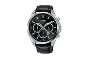 Lorus Men's Sports Water Resistant 10 ATM Stainless Steel Chronograph Quartz Wristwatch - Model SPORTS- - Black