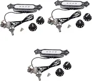 ifundom 3sets Soundhole Pickup Volume Tone Control Knob Pre- for Acoustic Guitar Gmb333 4string*3