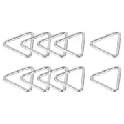 Metal Triangle Ring Buckles (32x28x3.5mm) 10pcs, Webbing Bag Clasps
