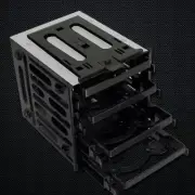 5.25" 4x 3.5" HDD SATA SSD HDD Cage Hard Drive Caddy Adapter A4K3 Bracket X7T4
