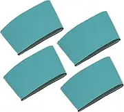 HOLIDYOYO 4Pcs Reusable Coffee Sleeves Neoprene Insulated Cup Covers for Cold Drinks Flexible and Portable Drink Protectors for Takeaway Coffee Cups and Mugs