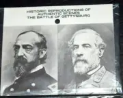HISTORIC REPROS AUTHENTIC SCENES (7) - Battle of Gettysburg," New and Sealed