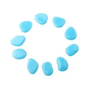 Luminous Stones 50PC Garden Glow In The Dark Luminous Stones Pebbles Brand New