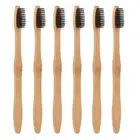 20 Pcs Gift Bundle Hard Bristle Toothbrush Eco-Friendly Bamboo Travel Child