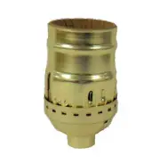 BRASS-PLATED KEYLESS LAMP SOCKETS TR-13
