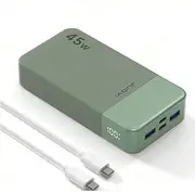 JUOVI Power Bank 45W 20000mAh Portable Charger USB C in&Out Fast Charging PD3.0 QC4.0 Battery Pack for iPhone 16 15 14 13 12 MacBook Tablet Galaxy