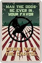Wall Decor Metal 8 x 12inch - Hunger Games May The Odds Be Ever in Your Favor Sign Tin Sign Personalized Metal Signs