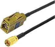 1Pcs/Lot Fakra K Revolving SMB Female Socket 90 Degree Antenna Adapter Suitable for XM Car(Fakra K F to SMB F,15M)