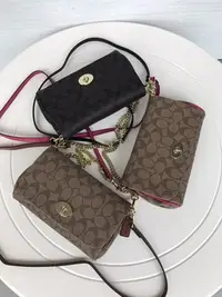 在飛比找Yahoo!奇摩拍賣優惠-DanDan代購 美國正品 COACH 34615 經典c 