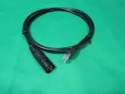 DMX XLR Male to Cat 5e Adapter Cable For LOR iDMX-1000, DMXking, 5 Ft.