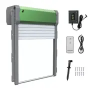 Solar Chicken Coop Door Automatic Opener Timer Auto Light Sensor Remote Control
