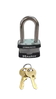 Master Lock 1KALF 1.5" 4-Pin Tumbler Padlock Keyed Alike