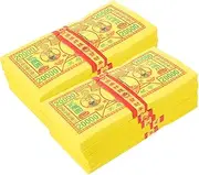 TEHAUX Traditional Pattern 350 Sheets Ancestor Money Paper Ghost Money for Funeral Worship