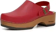 [Kebba] Handmade Wooden Clog Mules, Marianne