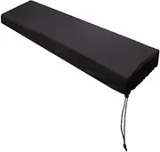 Keyboard Cover 61 Keys Electronic Piano Dust Cover Stretchable Black for Digital 61 Keys Piano Keyboard