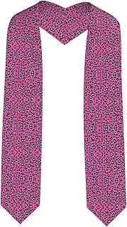 [SKKNT] Cute Leopard Print Graduation Shawl Stole For Academic Commencements Honor Sash Congratulations Gift