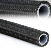 HPS 351 Series Black 3000 PSI AN -4 Reinforced PTFE Braided Hose [50-Feet]
