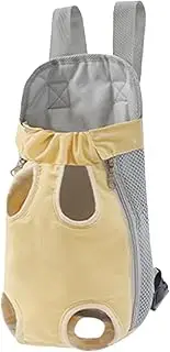 Dog Carrier Backpack - Legs Out Dog Chest Carrier, Carrying Backpack | Cat Backpack, Head Out Puppy Backpack, Pet Front and Back for Small Dogs Cats, Hiking Walking Outdoor Use