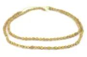 Yellow Faceted Cube Afghani Jade Beads 5mm Afghanistan Gemstone 16 Inch Strand