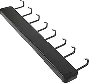 IMIKEYA Wall Mounted Kitchen Utensil Rack with No Drilling Adhesive Hooks Versatile Storage for Spoons Towels and Cloths Easy to Clean for Kitchen and Bathroom