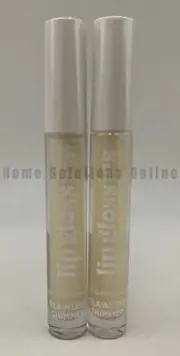 Bath & Body Works Flawless Shimmer Lip Gloss 0.11 oz Clear S/2 #7006B