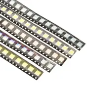 100Pcs 5050 Surface Mounted Devices LED Bulbs Light Emitting Diode Kit 5 Colors