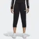 【adidas 愛迪達】W E 3S 3/4 Pant 女 七分褲 運動 訓練 健身 休閒 縮口 黑(DP2395)