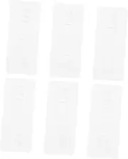 Ciieeo 6pcs Fence Fixer Playpen Accessories Dresser Stabilizer Fence Post Base Fence Reinforcement for Pet Playpen Stand Cabinet Stabilizer Playpen Fence Holder Transparent