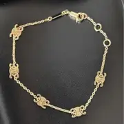 [二手] CELINE Triomphe Mini Triomphe Bracelet 金色黃銅 手鏈 預訂貨品