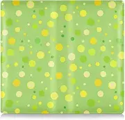[Amooorous] Polka Dot Billiard Green Premium Leather Car Registration & Insurance Card Holder Document Wallet for Driver License, Cards & Essential Documents, polka dot billiard green, 1 size
